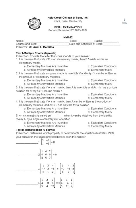 Image result for Math 12 Exam Review