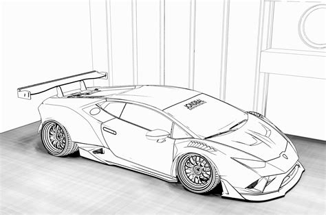 Lamborghini Coloring Pages To Print ~ Coloring Pages