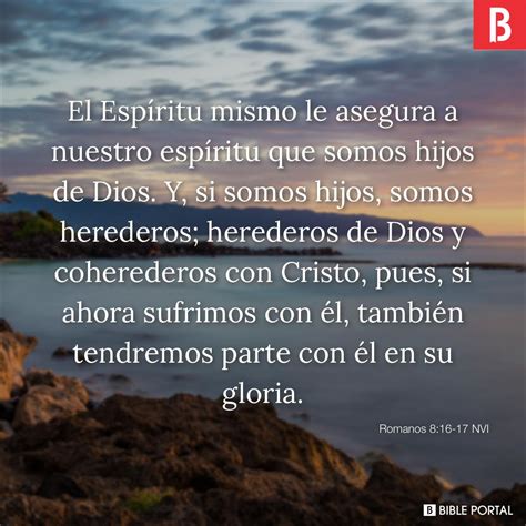 Romanos 8:16-17 NVI picture - Bible Image- Bible Portal
