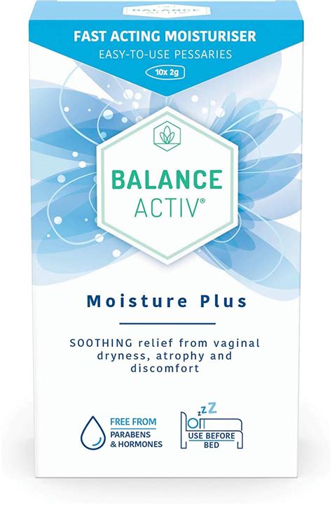 Balance Activ Menopause Moisture Pessaries, Vaginal India | Ubuy