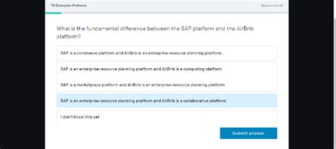 TQ Enterprise Platforms - Information Technology - Studocu