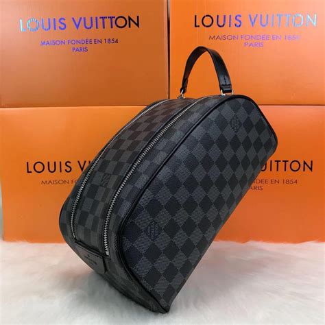 louis vuitton canta erkek el cantasi Toiletry Pouch siyah 28x16 - Çanta ...