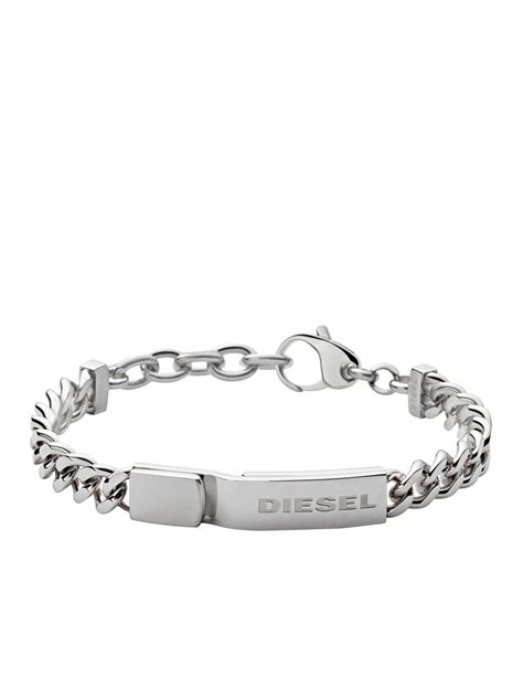 Buy Diesel Stacked Silver Bracelet DX0966040 for Men at Best Price ...