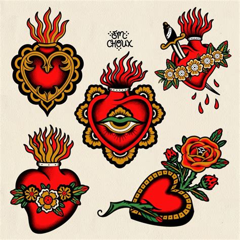 ️‍🔥Sacred heart flash ️‍🔥 | Secret heart, Old school tattoo heart ...