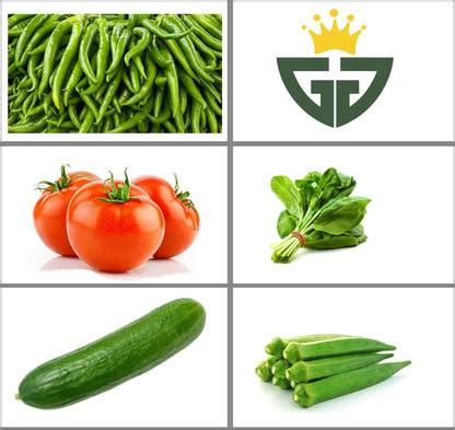 GRO GOLDEN SEEDS Cucumber(Khira , Kheera), Tomato (Tamatar), Chilli ...