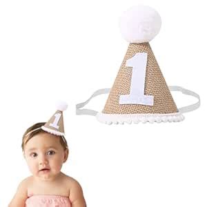 Buy BabyMoon 1 Year Birthday Cone Cap | Cake Smash | Baby Photography ...