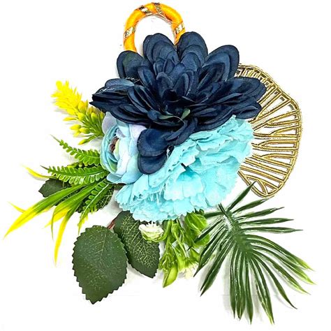 Big Size Blue Color Lotus Flower Bunch Pack Of 2 – Adikala - Craft Store