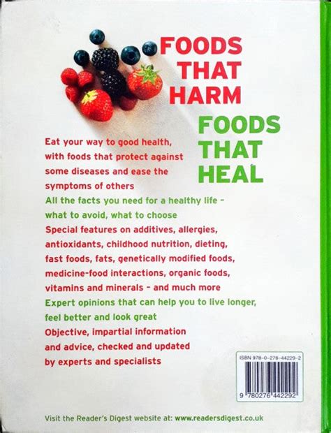 Foods That Harm Foods That Heal – Books and You