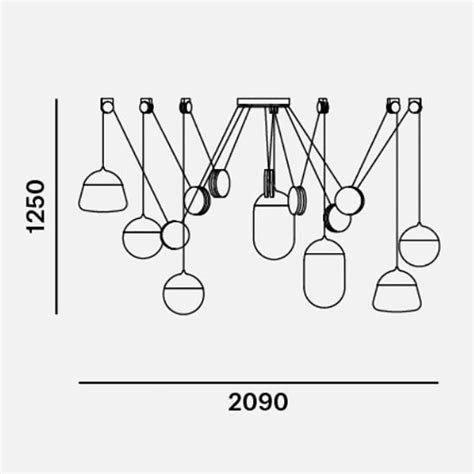Planets 7 Suspension - Brokis | Pendant Lights - USA & Canada