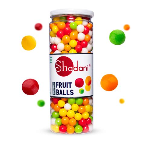 Buy Shadani Fruit Balls 240g | Assorted Mixed Fruit Chewy Candy Online