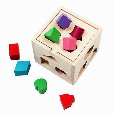 木制玩具 木质五层套盒 儿童益智数字形状积木配对大号套盒 叠塔-阿里巴巴