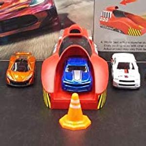 PLUSPOINT Rapid Car Launcher Toy Set – High Speed Racing Launcher with ...