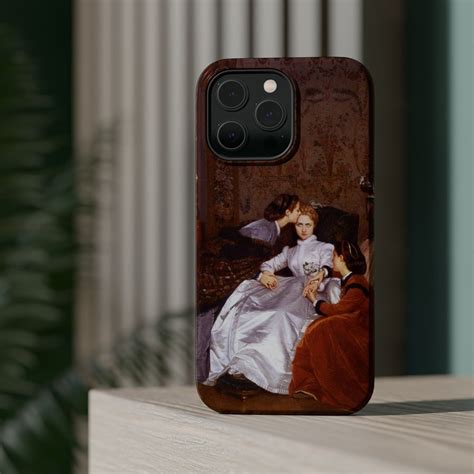 Magsafe the Hesitant Fiancé, Auguste Toulmouche, Phone Case, Classical Art iPhone Case, Misandry ...