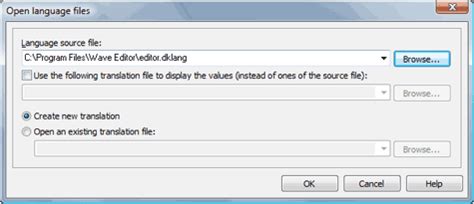 Wave Editor » Localization