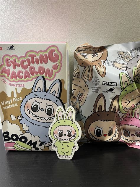 Labubu Green Grapes Macaron Toy Sealed Bag from Popmart