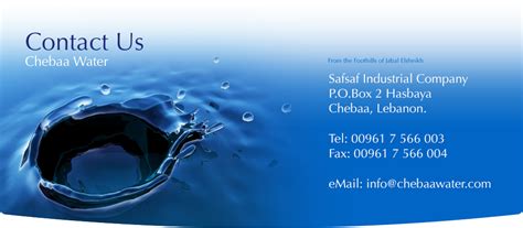 The Spring of Life : Chebaa Water