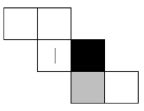 The interior faces of the cube are all blank. However, the exterior ...