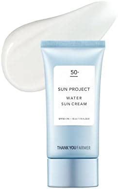 THANKYOU FARMER Sun Project Water Sun Cream - Korean Sunscreen SPF 50 ...