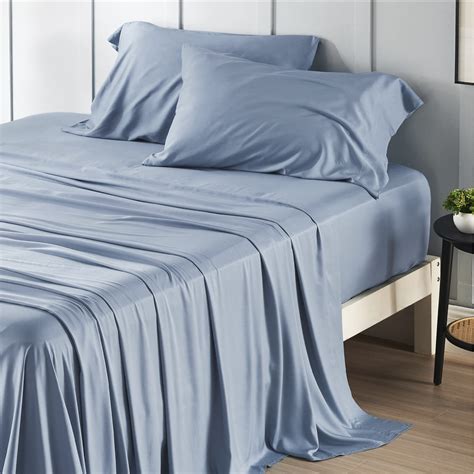 Bedsure King Size Sheet Sets, Cooling Sheets for Hot Sleepers, Rayon ...