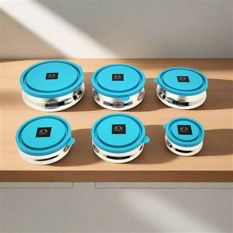 Air-tight Stainless Steel Container Set - Premium Leak-Proof Dibbi ...