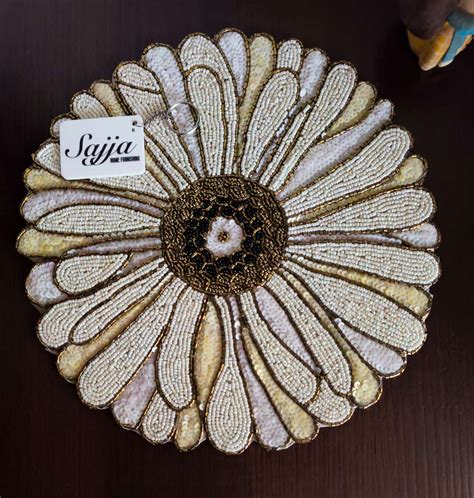 Beaded Placemats & Coasters – Sajja Home Furnishing