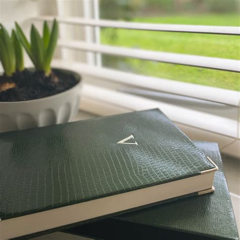 Luxury Five Year Diary - Cedar Green - The Stamford Notebook Co.