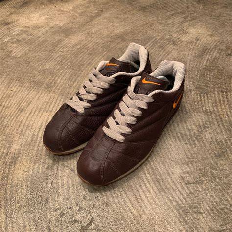 “NIKE” 01’s「LIBRETTO」brown all leather sneaker | LAUGH
