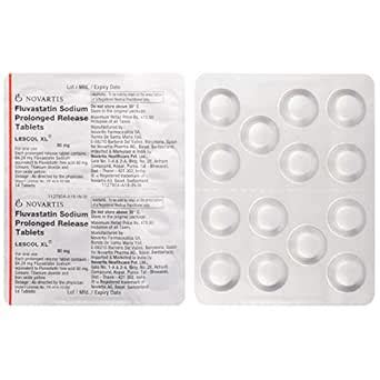 Lescol XL - Strip of 14 Tablets : Amazon.in: Health & Personal Care