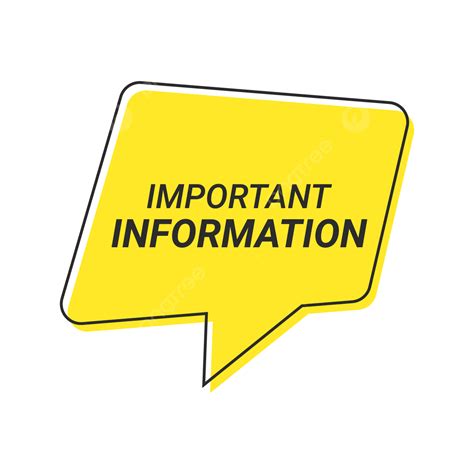 Important Information Images