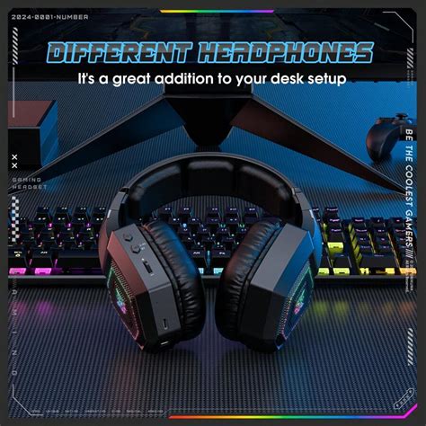 GT806 Headset Preto e Branco Headset Gaming Gaming Headset Sem Fio ...