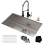 Kraus KHU100-32-1610-53CH Standart PRO 32" Undermount Single Basin ...