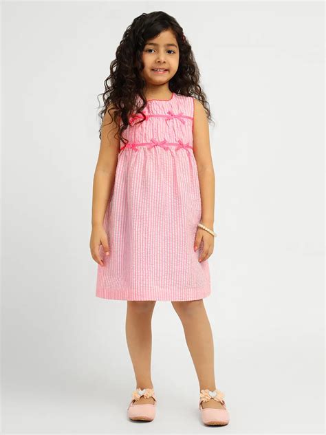 Somersault - Strawberry Striped Cotton A-Line Dress | Soft ...