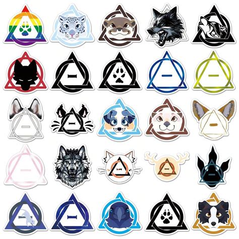 50PCS Therian Stickers Aesthetic Vinyl Stickers High Quality Stickers ...