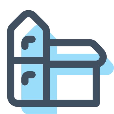 Villa Generic color lineal-color icon | Freepik