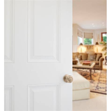 Kwikset Signature Series Juno Antique Brass Smartkey Exterior Keyed ...