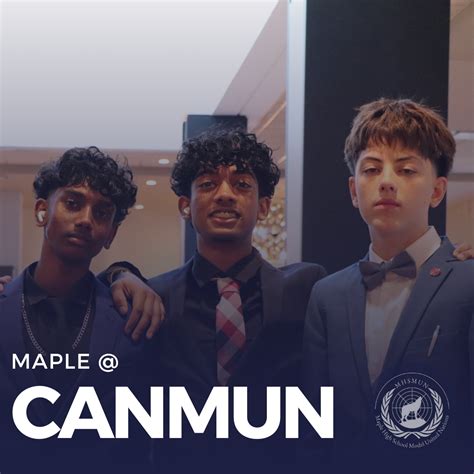 Maple High School Model United Nations | Less than a month ago ...