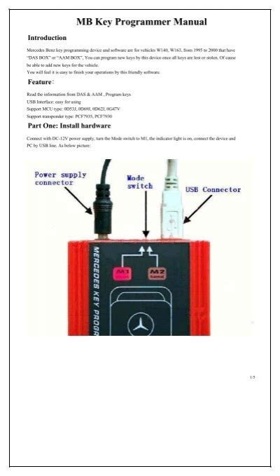 Image result for MB Key FOB Programmer