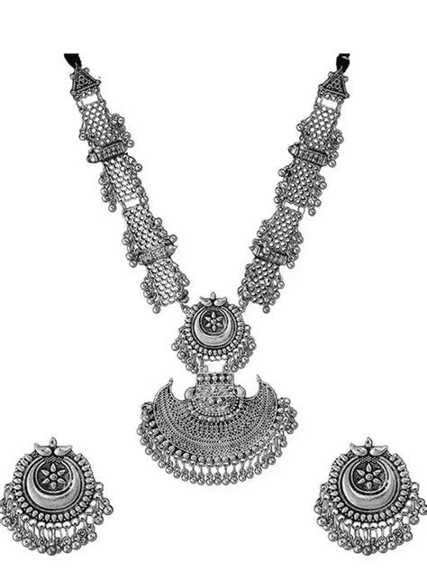 Buy Navaratri stylish latest oxidised jewellery set at Amazon.in