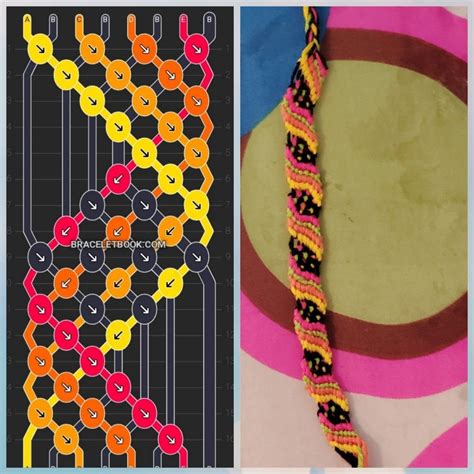 Pin by Ula Lud on Earrings | Friendship bracelet patterns, String ...