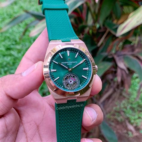 Vacheron Constantin OVERSEAS Skeleton Green Strap – ShahStore