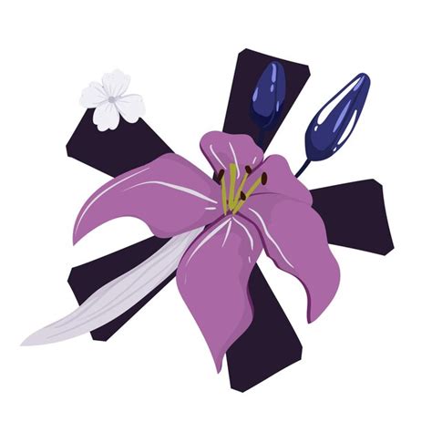 Vector sign with flowers decorations | Premium AI-generated vector