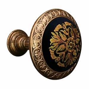 Buy EleCharm 1Pair Flannelette Embroidered Medallion Holdbacks Wall ...