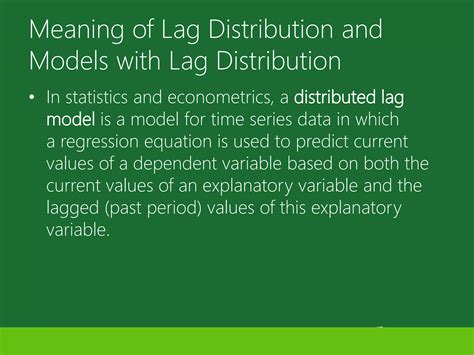 Image result for Distributed Lag Applications