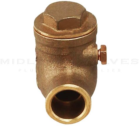 Buy Midline Valve Swing Check Valve, Backflow Prevention, Lead-Free, 3/ ...