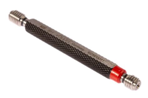 16019 Volkel | Volkel M6 x 1 Plug Thread Gauge Plug Gauge, 1.0mm Pitch ...
