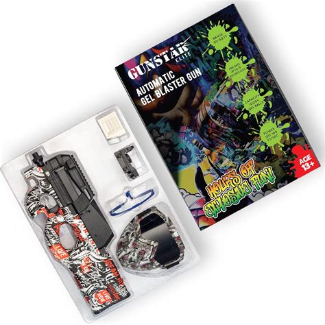 Buy GUNSTAR Gel Blaster Including Splatter Ball Gun | Pack of 11 ...
