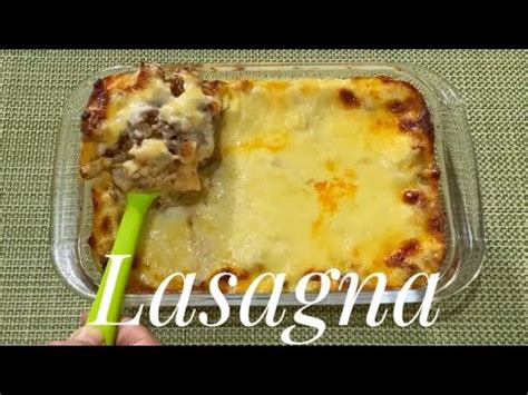 Resep lasagna simpel dan praktis    bisa dioven atau  