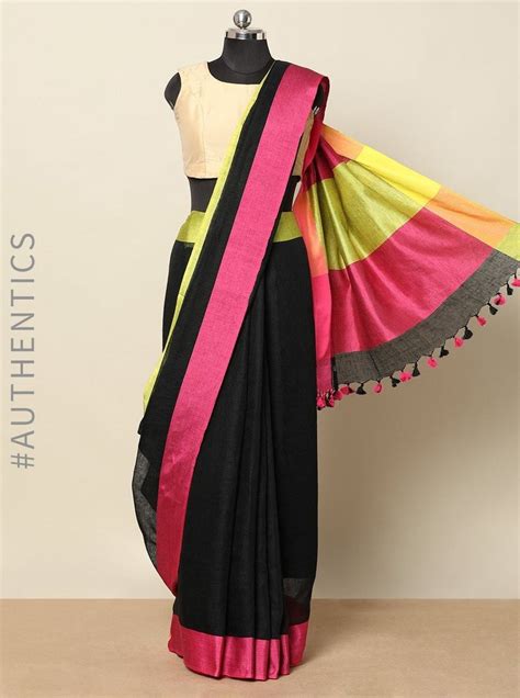 Linen Sarees - Buy Pure Linen Saree Online | Linen World – Page 3