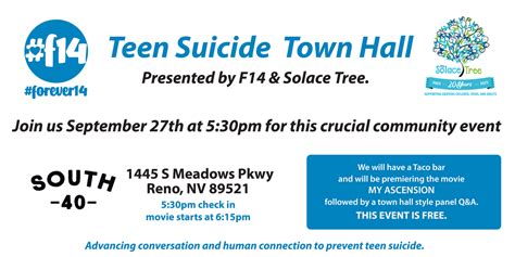 Teen Suicide Town Hall, SOUTH-40- | RENO'S PREMIUM FAMILY FUN CENTER ...