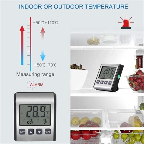 Buy Refrigerator Thermometer ,Freezer Thermometer, high and Low ...